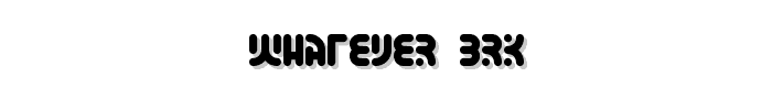 Whatever BRK font